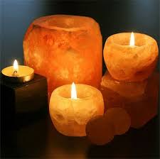 Salt Lamp Candle Holder